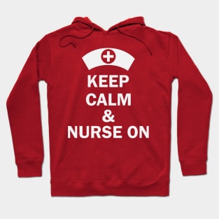 Keep calm & nurse on Hoodie